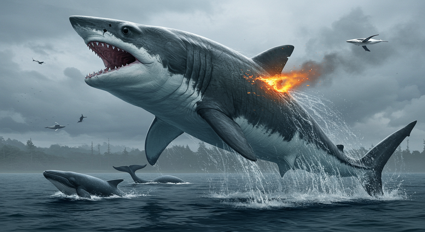 The Key To Megalodon's Gigantism And Extinction: Its Warm-Blooded Biology